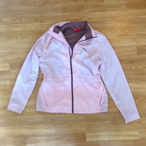 Light pink Puma lightweight jacket